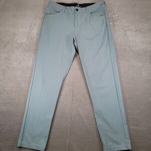 Anderson Ord Performance Golf Apparel Mens Chino Pants Light Blue Gray Size 35